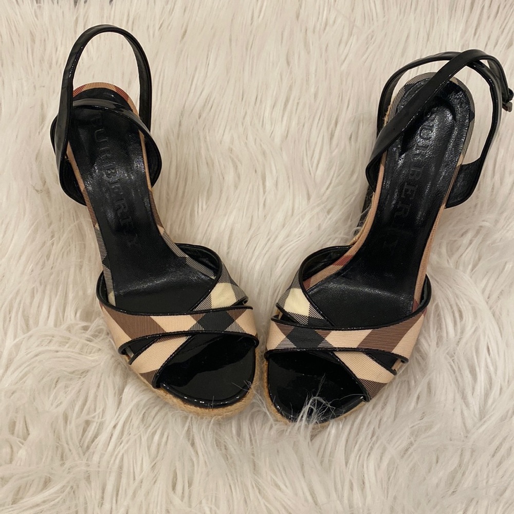 Burberry sandals!